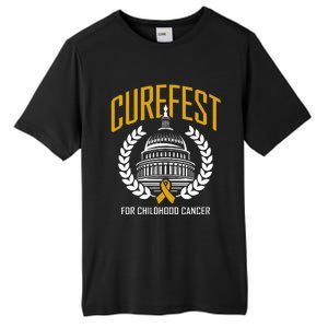 Curefest For Childhood Cancer 2024 In September We Wear Gold Tall Fusion ChromaSoft Performance T-Shirt