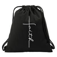 Christian Faith Drawstring Bag