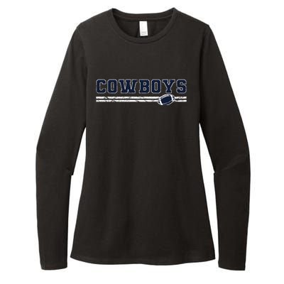 Cowboys Fan Womens CVC Long Sleeve Shirt