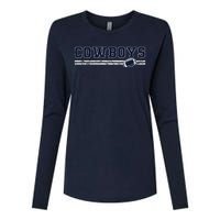 Cowboys Fan Womens Cotton Relaxed Long Sleeve T-Shirt