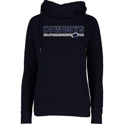 Cowboys Fan Womens Funnel Neck Pullover Hood