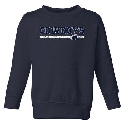 Cowboys Fan Toddler Sweatshirt