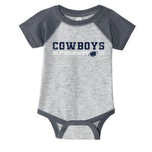 Cowboys Fan Infant Baby Jersey Bodysuit