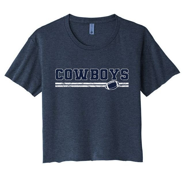 Cowboys Fan Crop Top