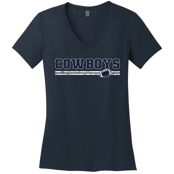 Cowboys Fan Women's V-Neck T-Shirt