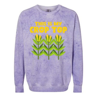 Crop Farming Corn Corn Cob Colorblast Crewneck Sweatshirt