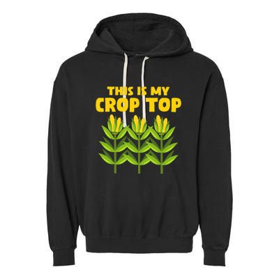 Crop Farming Corn Corn Cob Garment-Dyed Fleece Hoodie