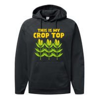 Crop Farming Corn Corn Cob Performance Fleece Hoodie