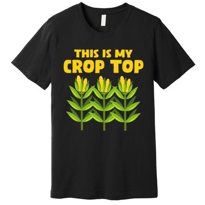 Crop Farming Corn Corn Cob Premium T-Shirt