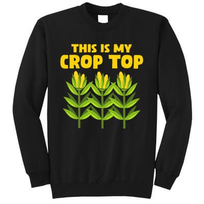 Crop Farming Corn Corn Cob Tall Sweatshirt