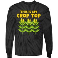 Crop Farming Corn Corn Cob Tie-Dye Long Sleeve Shirt