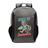 Cool Funny Cat In Shades Bruh Its Summer Surfboard Vacation Vector Backpack