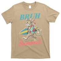 Cool Funny Cat In Shades Bruh Its Summer Surfboard Vacation T-Shirt