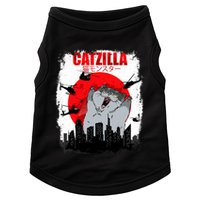 Catzilla Funny Cat Graphic Vintage For Cat Lover Doggie Tank