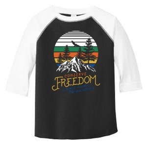 Conserve Freedom Cur Most Valuable Natural Resource Toddler Fine Jersey T-Shirt