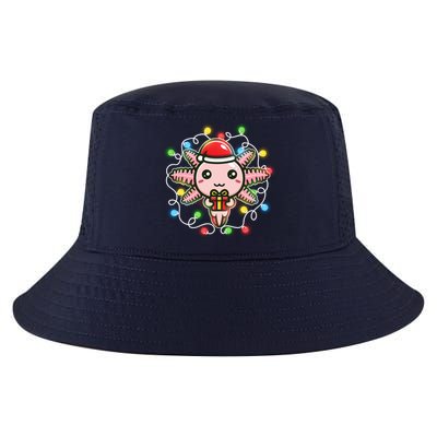 Cute Festive Christmas Santa Axolotl Cool Comfort Performance Bucket Hat