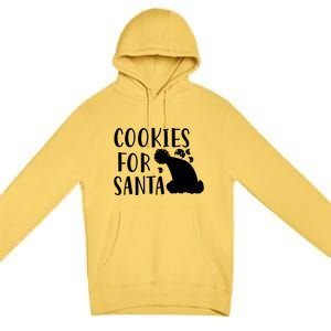 Christmas Funny Cookies For Santa Gift Premium Pullover Hoodie