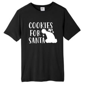 Christmas Funny Cookies For Santa Gift Tall Fusion ChromaSoft Performance T-Shirt