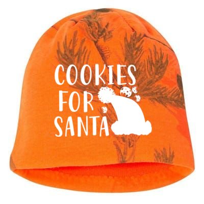 Christmas Funny Cookies For Santa Gift Kati - Camo Knit Beanie