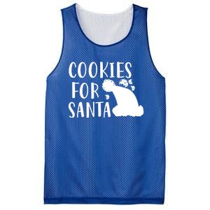 Christmas Funny Cookies For Santa Gift Mesh Reversible Basketball Jersey Tank