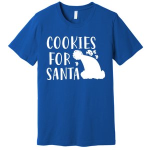 Christmas Funny Cookies For Santa Gift Premium T-Shirt