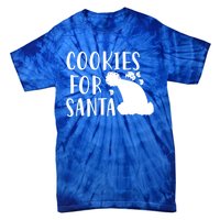 Christmas Funny Cookies For Santa Gift Tie-Dye T-Shirt