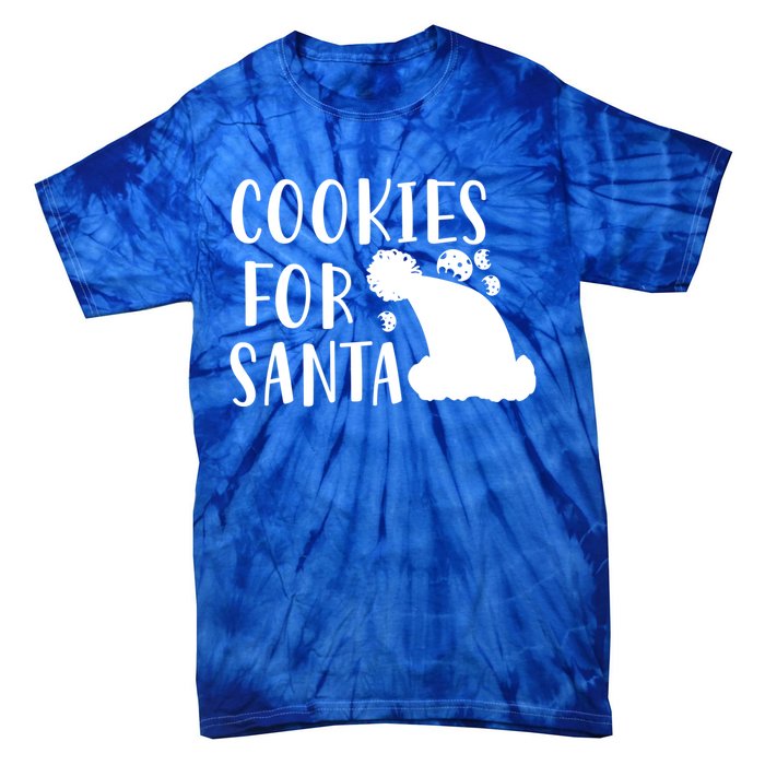 Christmas Funny Cookies For Santa Gift Tie-Dye T-Shirt