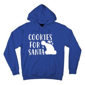 Christmas Funny Cookies For Santa Gift Tall Hoodie