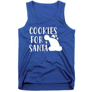 Christmas Funny Cookies For Santa Gift Tank Top