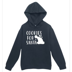 Christmas Funny Cookies For Santa Gift Urban Pullover Hoodie