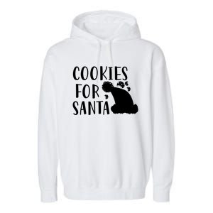 Christmas Funny Cookies For Santa Gift Garment-Dyed Fleece Hoodie