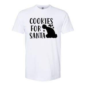 Christmas Funny Cookies For Santa Gift Softstyle CVC T-Shirt