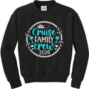 Cruise Family Crew 2024 Vacation Family Cruising 2024 Kids Sweatshirt