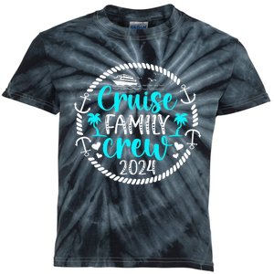 Cruise Family Crew 2024 Vacation Family Cruising 2024 Kids Tie-Dye T-Shirt