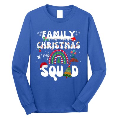 Cool Family Christmas Squad Xmas Party Rainbow Funny Gift Long Sleeve Shirt