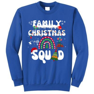 Cool Family Christmas Squad Xmas Party Rainbow Funny Gift Sweatshirt