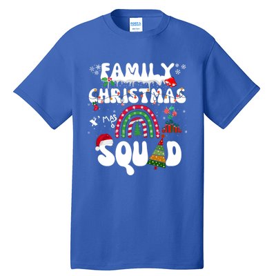 Cool Family Christmas Squad Xmas Party Rainbow Funny Gift Tall T-Shirt