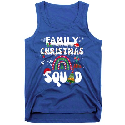 Cool Family Christmas Squad Xmas Party Rainbow Funny Gift Tank Top