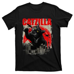 Catzilla Funny Cat Lover Kitten Kitty Small T-Shirt