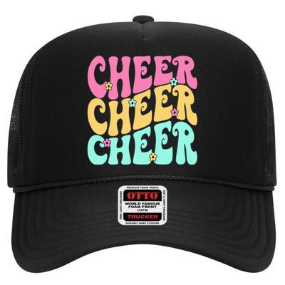 Cheerleading for Cheerleader Squad Cheer Practice High Crown Mesh Back Trucker Hat