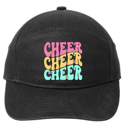 Cheerleading for Cheerleader Squad Cheer Practice 7-Panel Snapback Hat