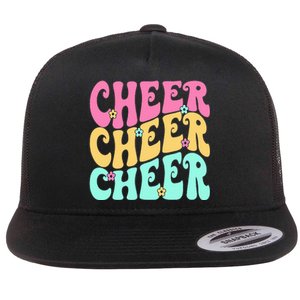 Cheerleading for Cheerleader Squad Cheer Practice Flat Bill Trucker Hat