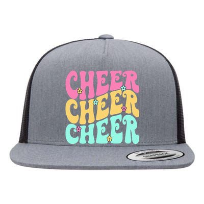 Cheerleading for Cheerleader Squad Cheer Practice Flat Bill Trucker Hat