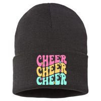 Cheerleading for Cheerleader Squad Cheer Practice Sustainable Knit Beanie