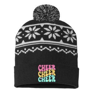 Cheerleading for Cheerleader Squad Cheer Practice USA-Made Snowflake Beanie