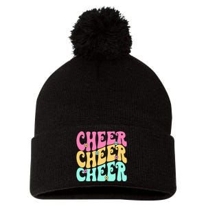 Cheerleading for Cheerleader Squad Cheer Practice Pom Pom 12in Knit Beanie