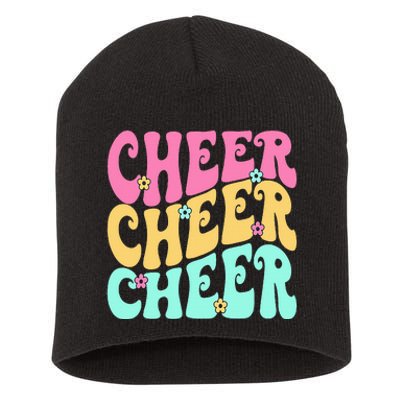 Cheerleading for Cheerleader Squad Cheer Practice Short Acrylic Beanie