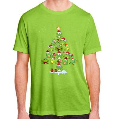 Cute Frog Christmas Tree Decor Xmas Tree Gift Adult ChromaSoft Performance T-Shirt