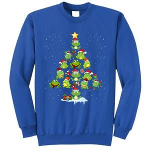 Cute Frog Christmas Tree Decor Xmas Tree Gift Sweatshirt