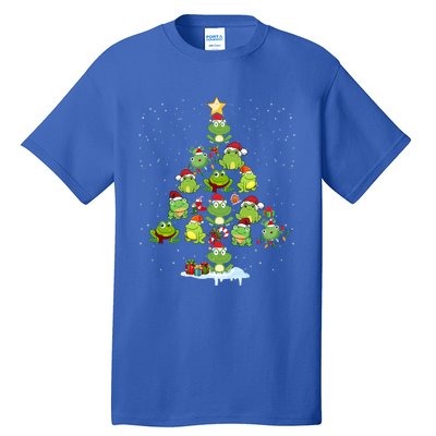 Cute Frog Christmas Tree Decor Xmas Tree Gift Tall T-Shirt